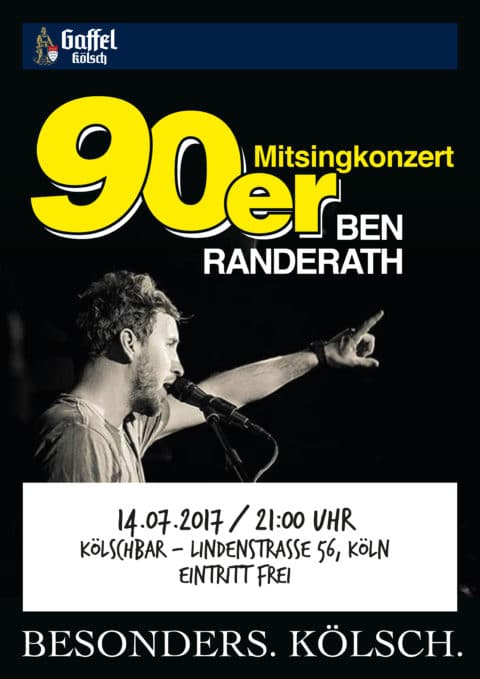 90er Mitsingparty In Der Klschbar Trash Island-Snger Ben Randerath Initiiert Neues Projekt