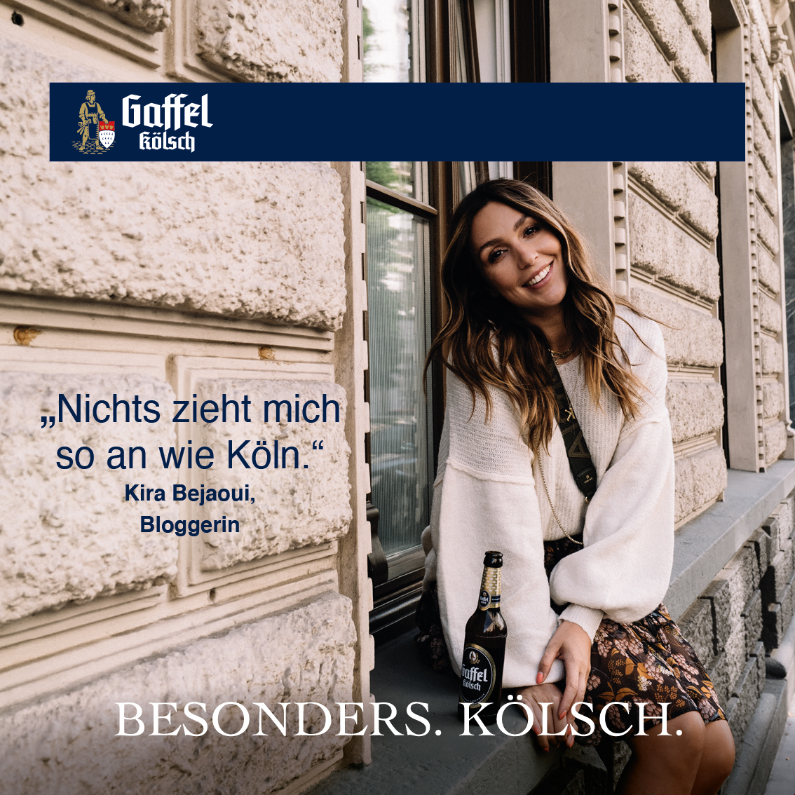 Stimme für Köln - Kira Bejaoui - Gaffel Kölsch
