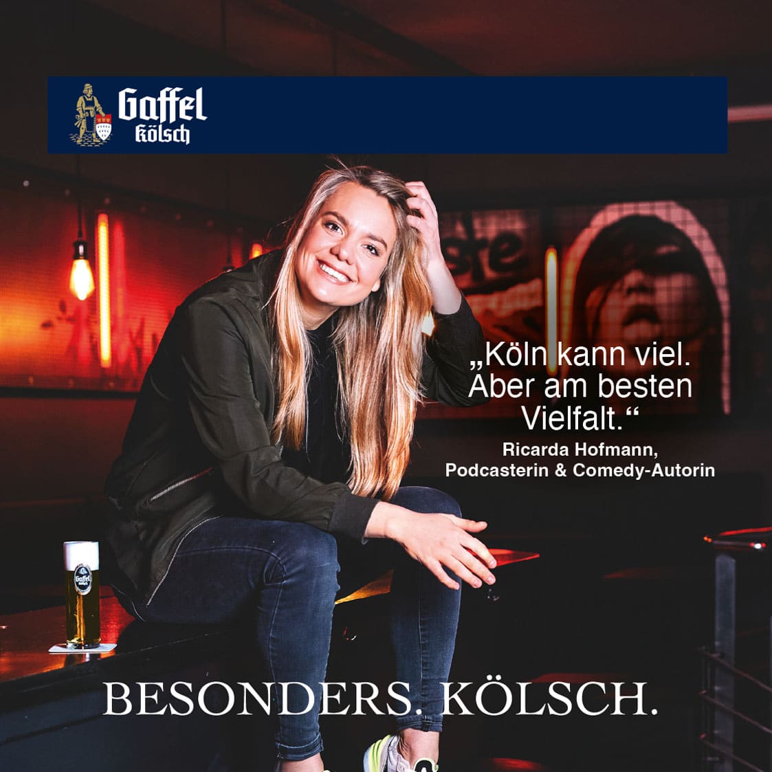 Stimme für Köln - Ricarda Hofmann - Gaffel Kölsch