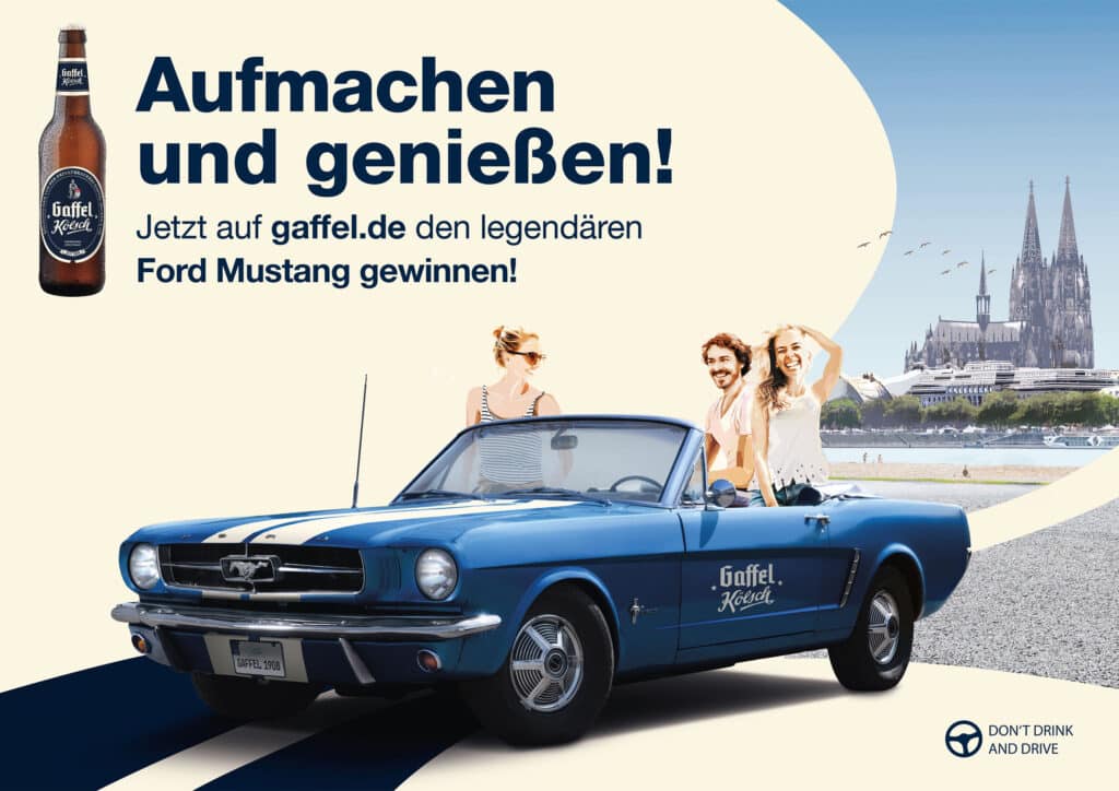 Frühjahrsaktion Gaffel Mustang
