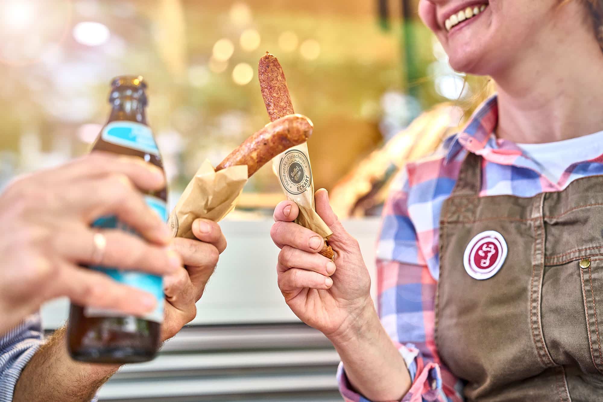 Wiess-Wurst – die erste Bierwurst mit echtem Bier