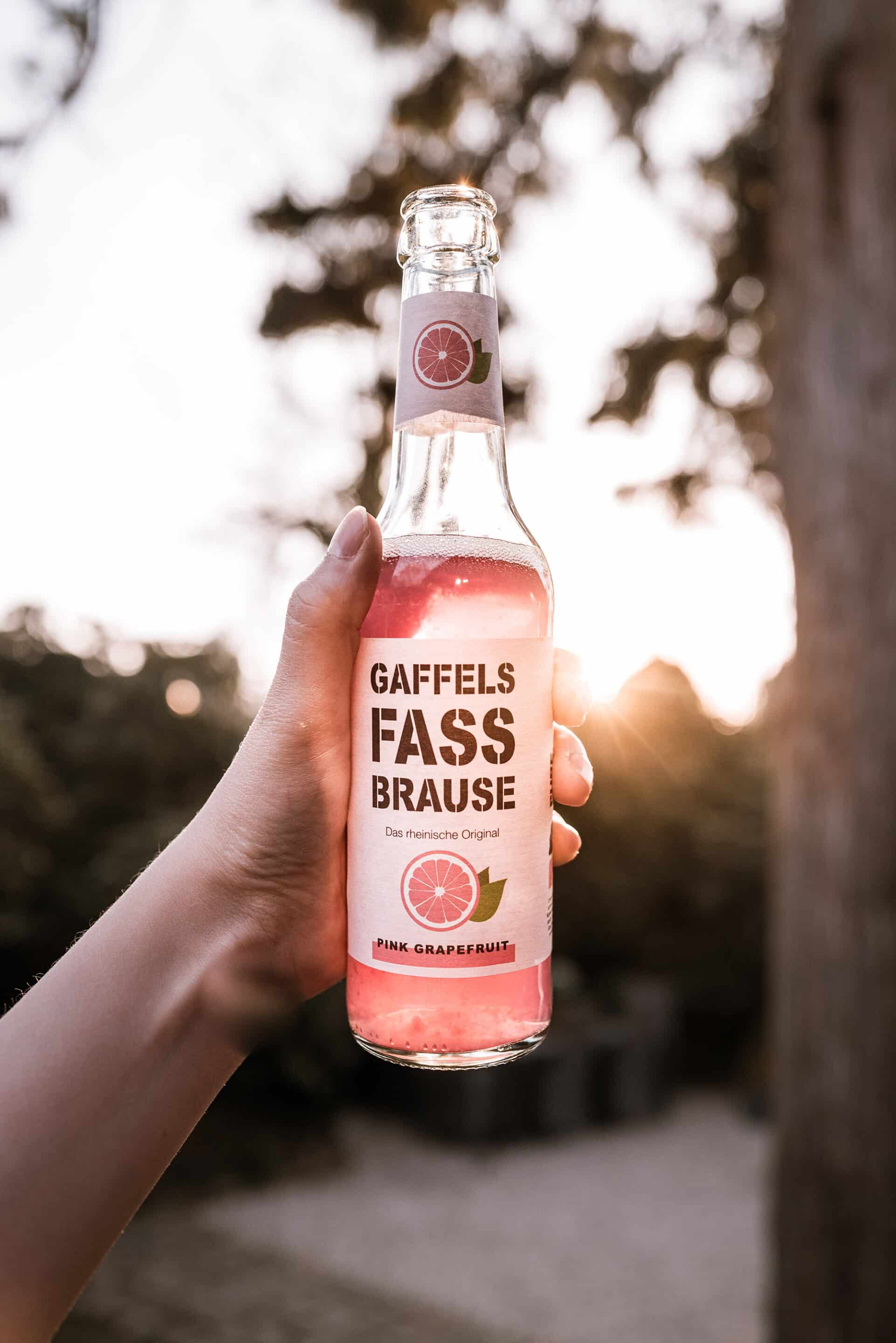 Gaffels Fassbrause Pink-Grapefruit in der Flasche