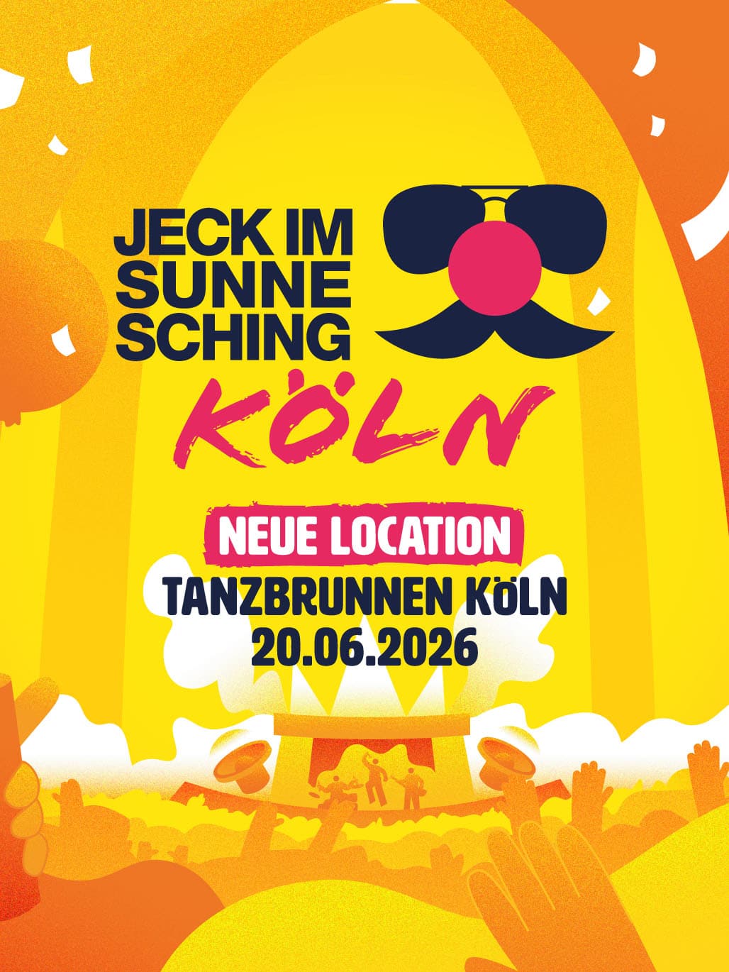 Jeck im Sunnesching in Köln 2026
