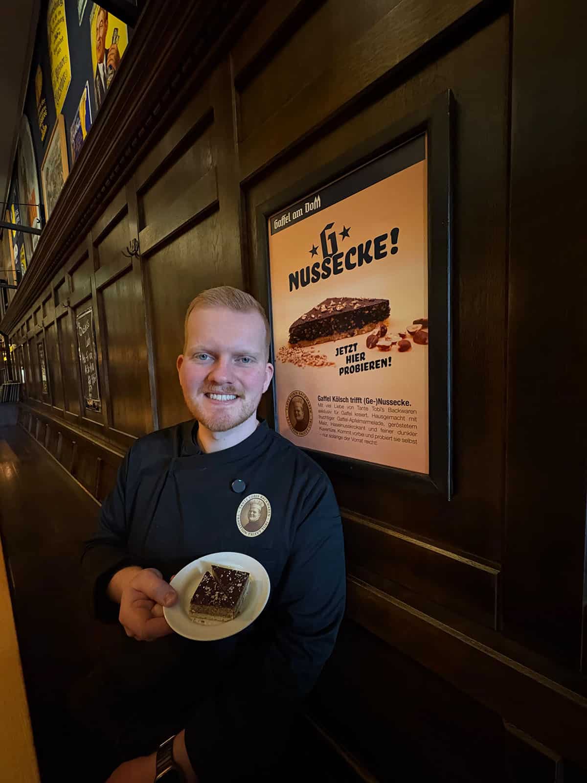 Nussecken von Tante Tobis Backwaren mit Gaffel-Apfelmarmelade