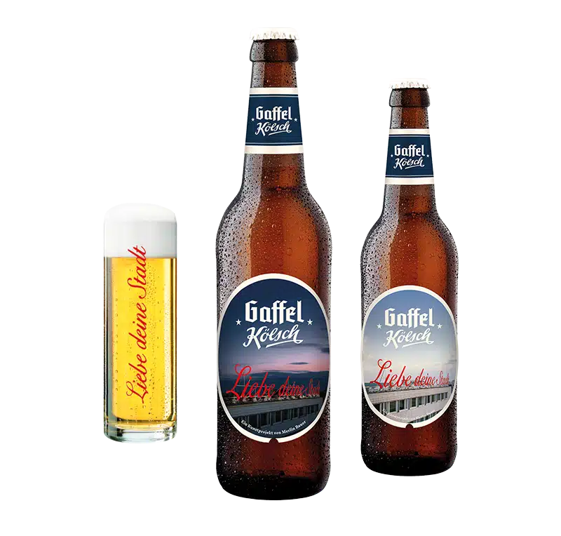 Liebe deine Stadt mit Gaffel Kölsch