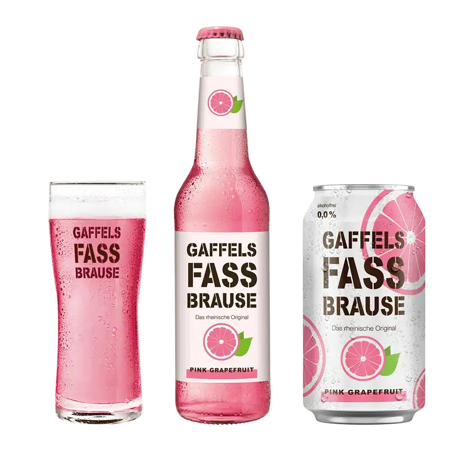 Gaffels Fassbrause Pink-Grapefruit