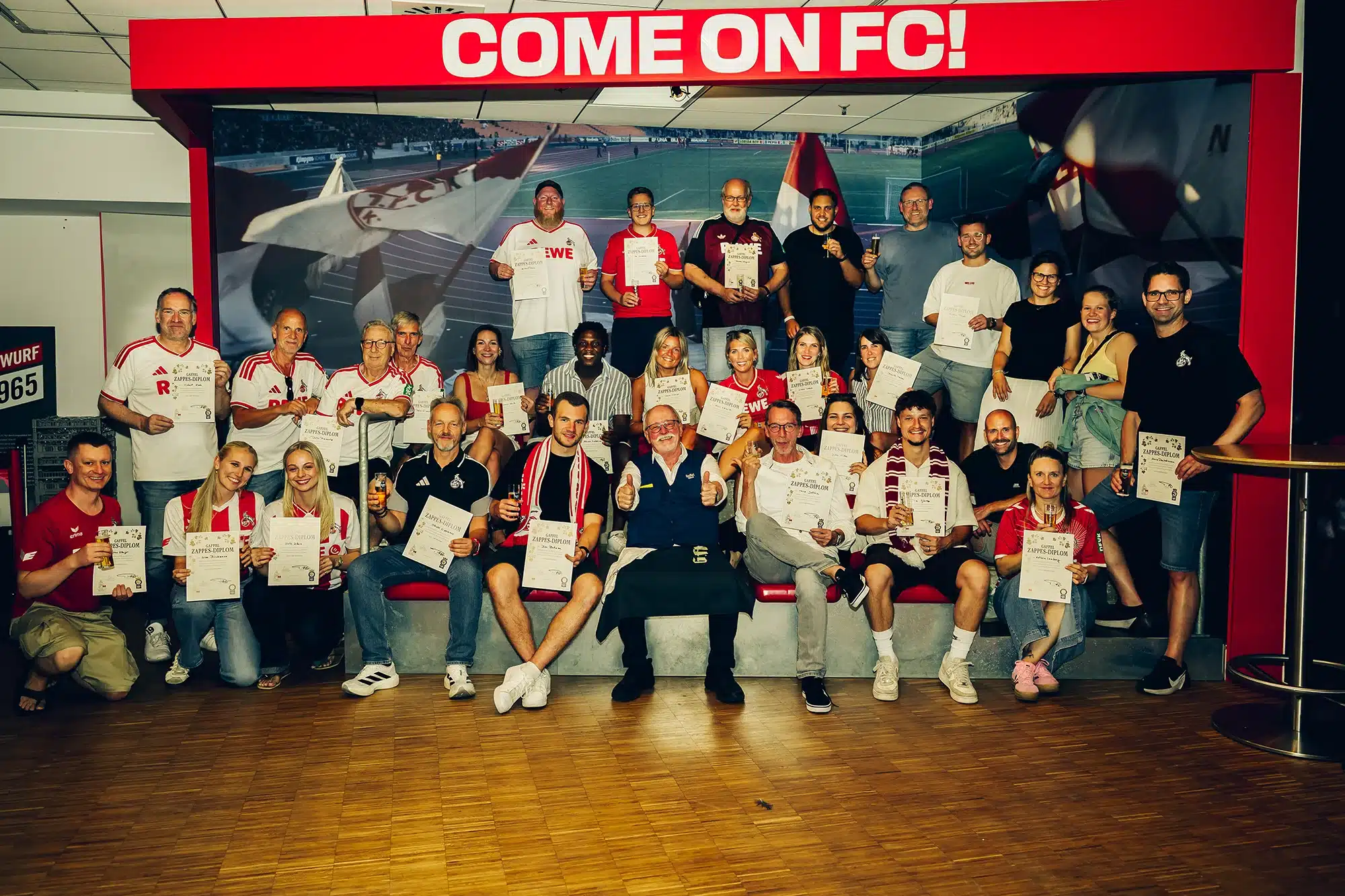 Gaffel Zappes Tour beim 1. FC Köln
