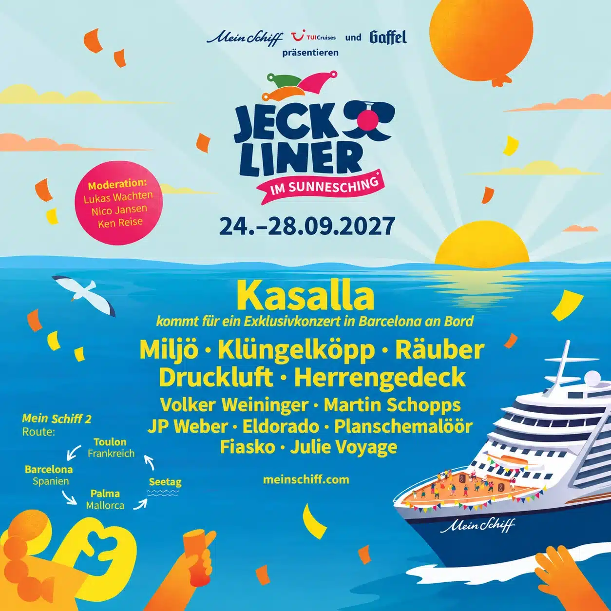 Jeck im Sunnesching Aachen 2026